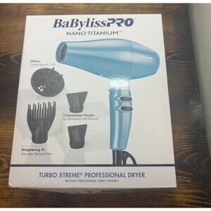 BaByliss Pro Nano Titanium Hair Dryer With 4 Attachments